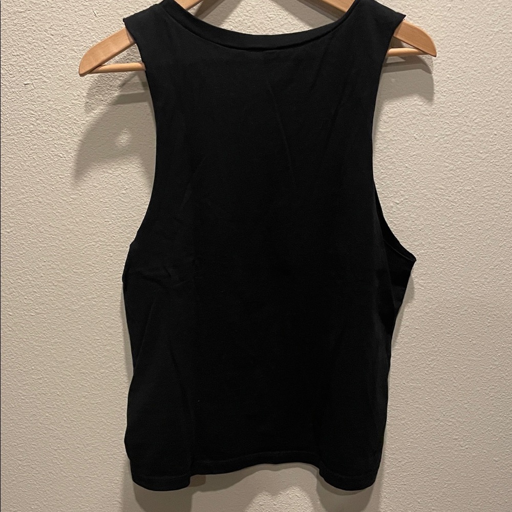 3/$25🛍️ Ozzy Osbourne Graphic cutout Tank Top - Black with Yellow & Red Print - Picture 5 of 5